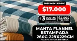 Supermayorista Vital Manta flannel estampada oferta