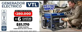 Supermayorista Vital Vtl generador eléctrico oferta