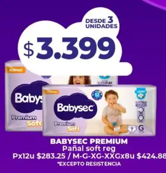 Babysec pañal soft reg