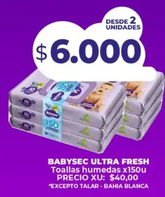 Babysec toallas humedas