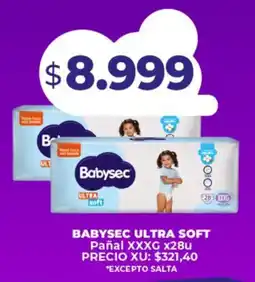 Supermayorista Vital Babysec ultra soft oferta