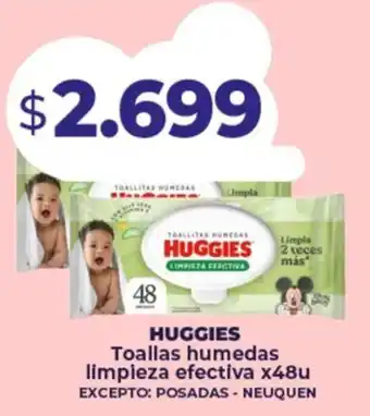 Huggies toallas humedas limpieza efectiva