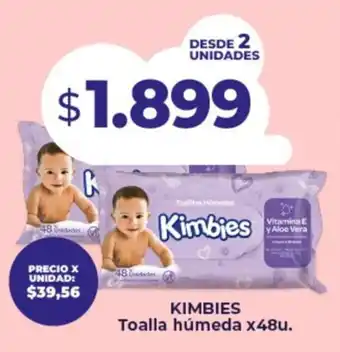 Supermayorista Vital Kimbies toalla húmeda oferta