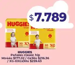 Supermayorista Vital Huggies pañales classic hip oferta
