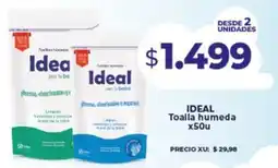 Supermayorista Vital Ideal toalla humeda oferta