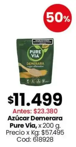 Coto Pure via azúcar demerara oferta