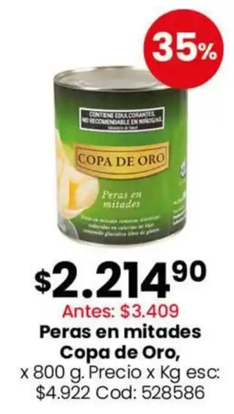 Coto Copa de oro peras en mitades oferta