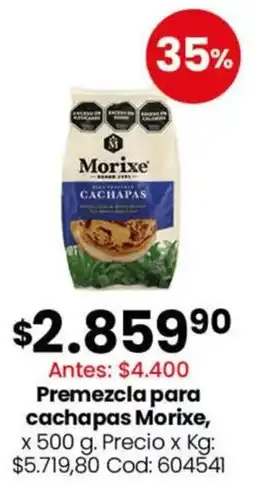 Coto Morixe premezcla para cachapas oferta