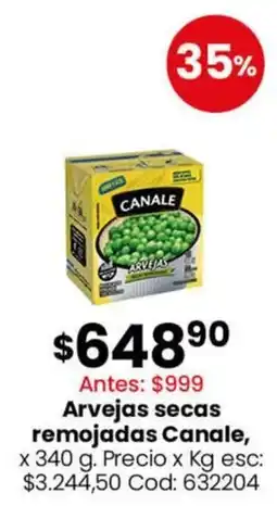 Coto Canale arvejas secas remojadas oferta