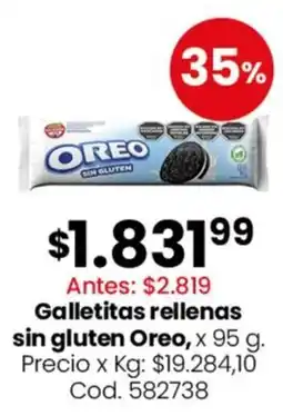 Coto Oreo galletitas rellenas oferta