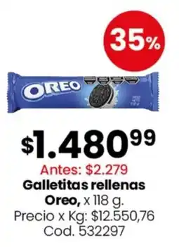 Coto Oreo galletitas rellenas oferta