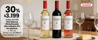 Coto San huberto vino blanco / tinto / rosado oferta