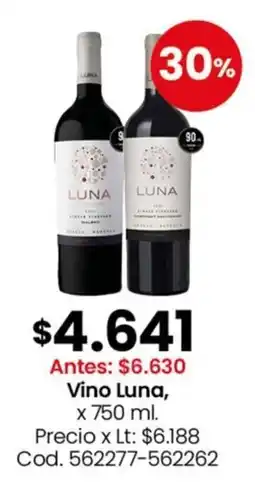 Coto Luna vino oferta