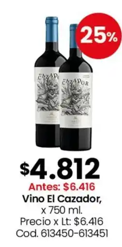 Coto El cazador vino oferta