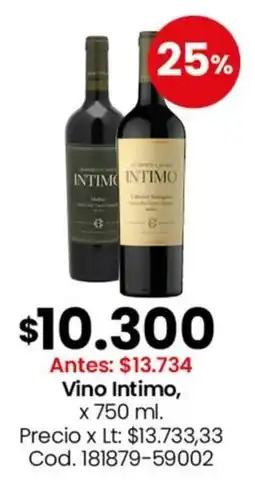 Coto Intimo vino oferta