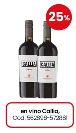 Coto Callia vino oferta