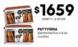 Diarco Patyviena salchichas fun oferta