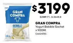 Diarco Gran compra yogurt bebible sachet oferta