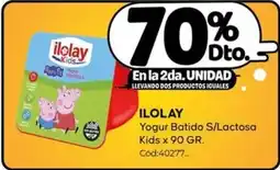 Diarco Iolay yogur batido s/lactosa kids oferta