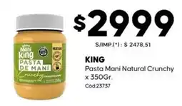 Diarco King pasta de mani crunchy oferta