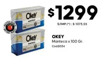 Diarco Okey manteca oferta