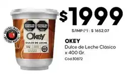 Diarco Okey dulce de leche clásico oferta