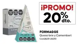 Diarco Formagge queso brie y camembert oferta