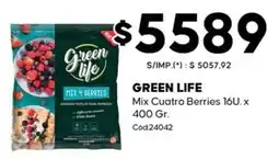 Diarco Green life mix cuatro berries oferta