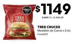 Diarco Tres cruces medallón de carne oferta