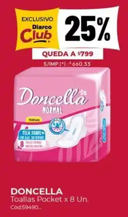 Diarco Doncella toallas pocket oferta