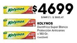 Diarco Kolynos dentífrico super blanco oferta