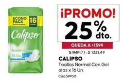 Diarco Calipso toallas normal con gel alas oferta