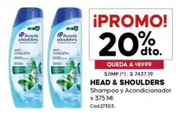 Diarco Head & Shoulders Shampoo y Acondicionador oferta