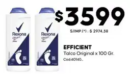 Diarco Rexona talco original oferta