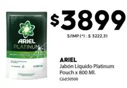 Diarco Ariel jabón líquido platinum oferta