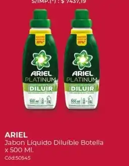 Diarco Ariel jabon liquido diluible botella oferta