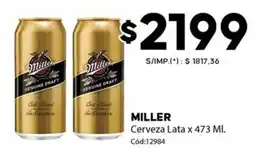 Diarco Miller cerveza lata oferta