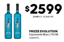 Diarco Frizze evolution espumante blue oferta