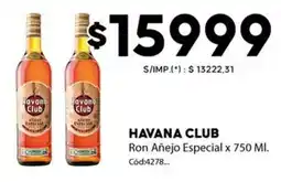Diarco Havana club ron añejo especial oferta