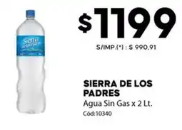 Diarco Sierra de los padres agua sin gas oferta