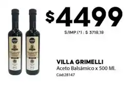 Diarco Villa grimelli aceto balsamico oferta