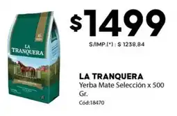 Diarco La tranquera yerba mate selección oferta