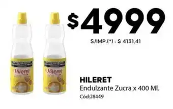 Diarco Hileret endulzante zucra oferta