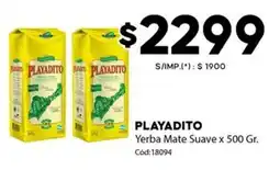 Diarco Playadito yerba mate suave oferta