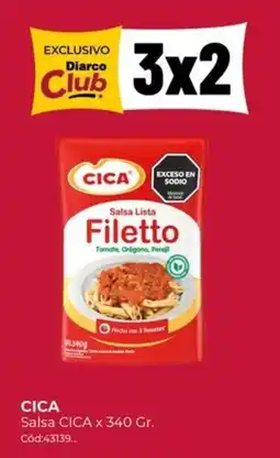 Diarco Cica salsa lista filetto oferta
