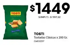Diarco Tosti tostadas clásicas oferta