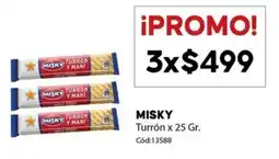 Diarco Misky turrón y maní oferta