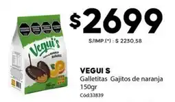 Diarco Vegui's galletitas gajitos de naranja oferta