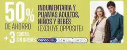 Supermercados Vea Indumentaria y pijamas adultos, niños y bebés oferta