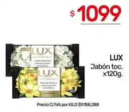 Nini Mayorista Lux jabón toc. oferta